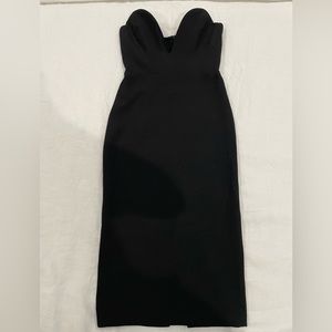 VERONICA BEARD black sweetheart dress